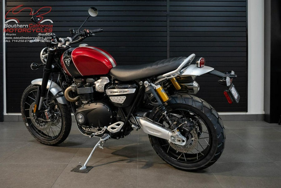 2023 Triumph Scrambler 1200 XC Carnival Red / Jet Black