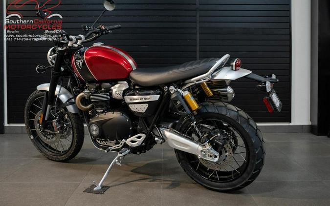 2023 Triumph Scrambler 1200 XC Carnival Red / Jet Black