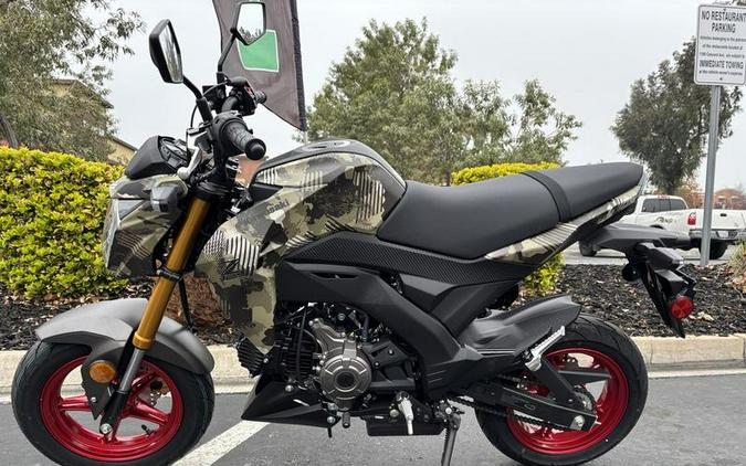 2026 Kawasaki Z125 PRO Cypher Camo Beige