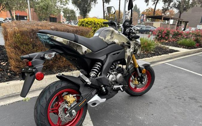 2026 Kawasaki Z125 PRO Cypher Camo Beige