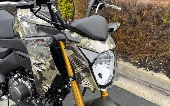 2026 Kawasaki Z125 PRO Cypher Camo Beige