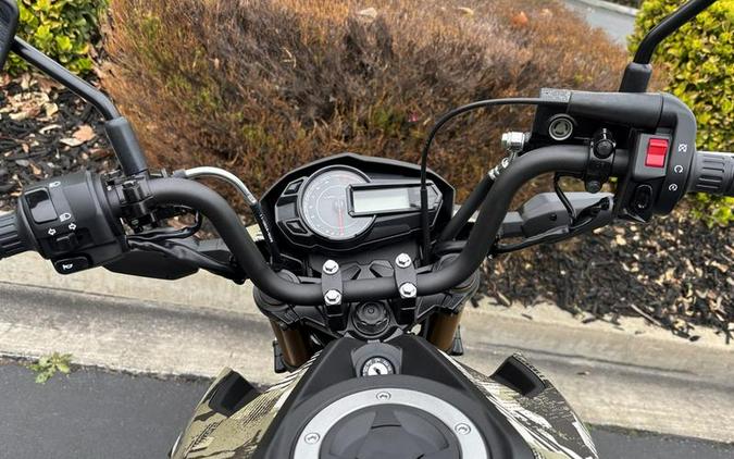 2026 Kawasaki Z125 PRO Cypher Camo Beige