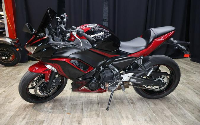 2021 Kawasaki Ninja 650 ABS Metallic Spark Black/Metallic Imper