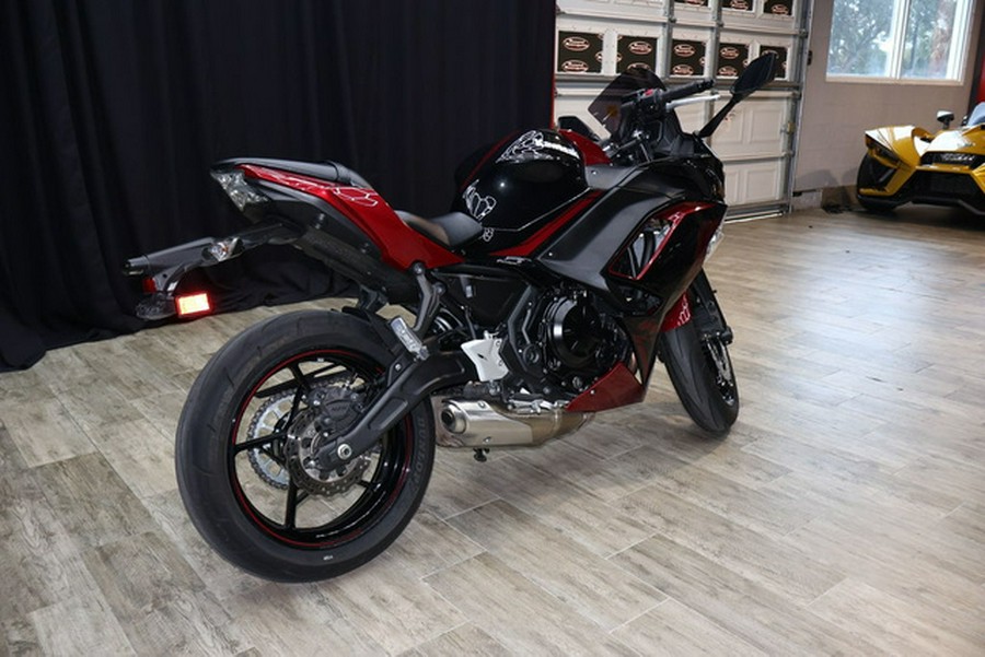 2021 Kawasaki Ninja 650 ABS Metallic Spark Black/Metallic Imper