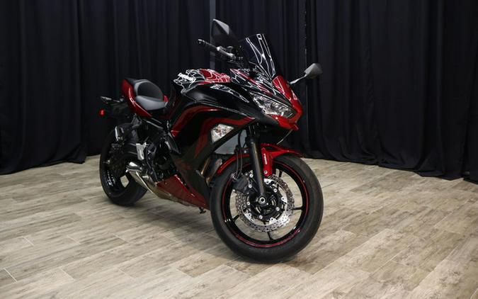 2021 Kawasaki Ninja 650 ABS Metallic Spark Black/Metallic Imper