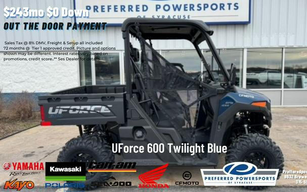 2024 CFMOTO UForce 600 EPS Twilight Blue