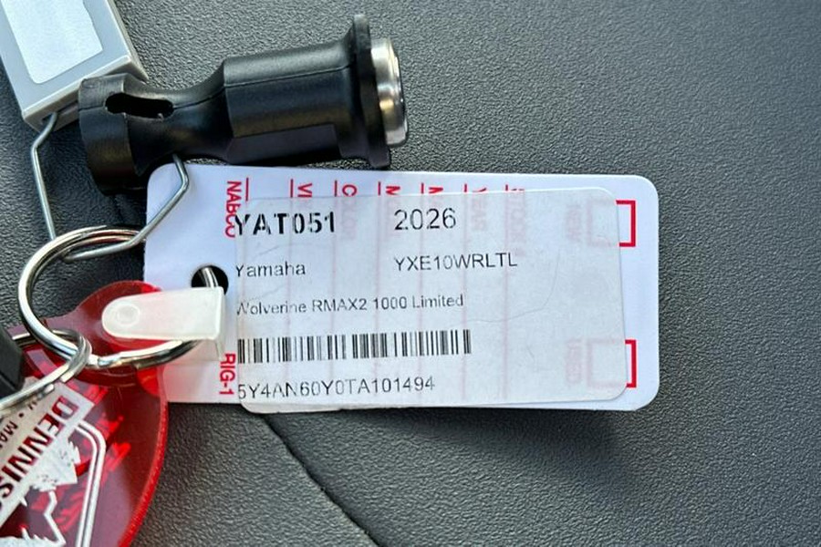 2026 Yamaha Wolverine Rmax2 1000 Limited