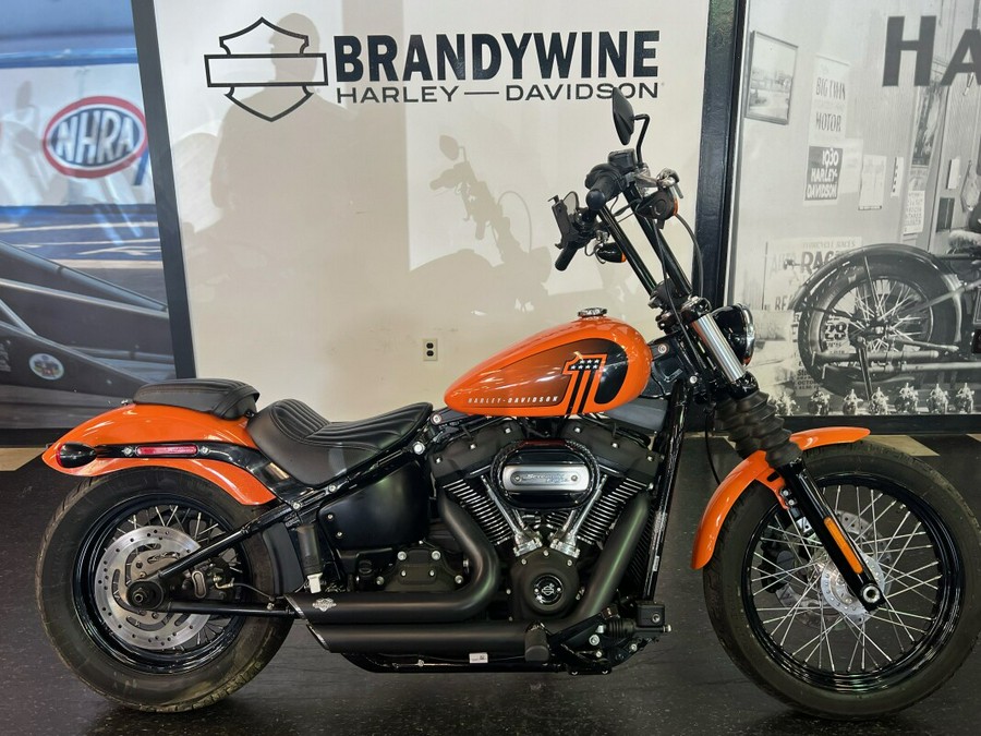 2021 Harley-Davidson Street Bob 114 Baja Orange FXBBS