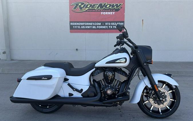 2026 Indian Springfield Dark Horse Ghost White Metallic Smoke