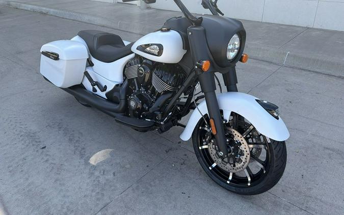 2026 Indian Springfield Dark Horse Ghost White Metallic Smoke