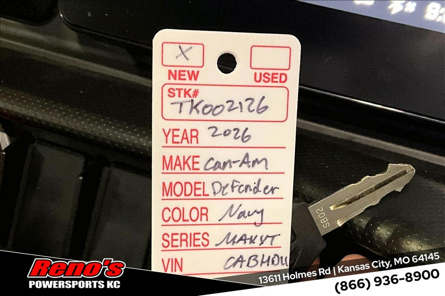 2026 Can-Am Defender MAX XT CAB HD11