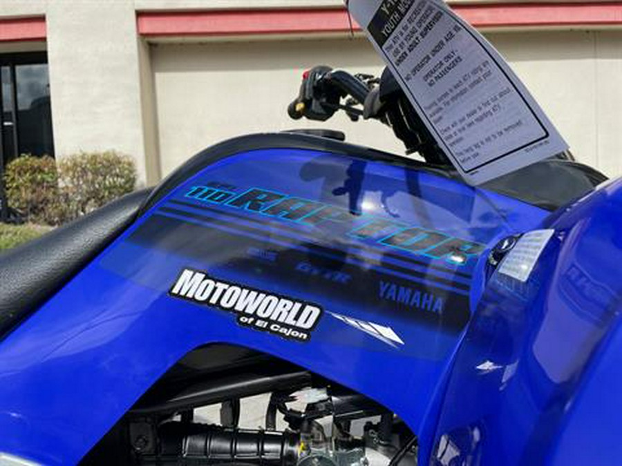 2025 Yamaha Raptor 110