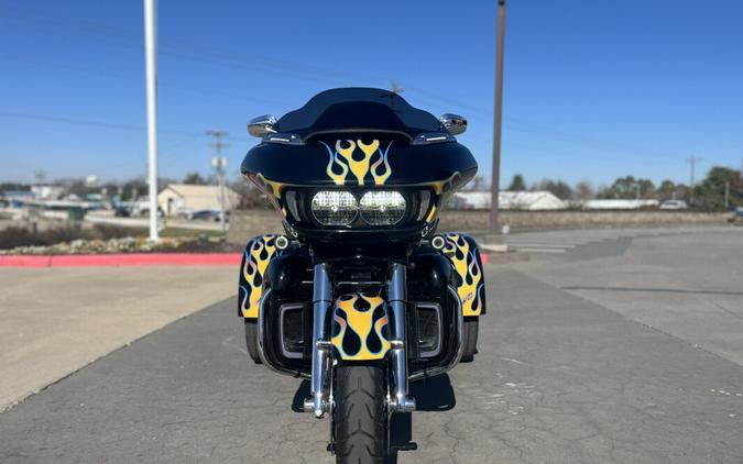 2024 Harley-Davidson® FLTRT Road Glide® 3 Vivid Black/Custom Flames 858548
