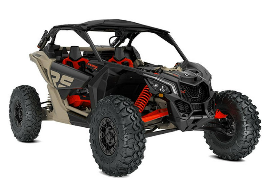 2023 Can-Am® Maverick X3 X rs Turbo RR With Smart-Shox Desert Tan / Carbon Black / Magma