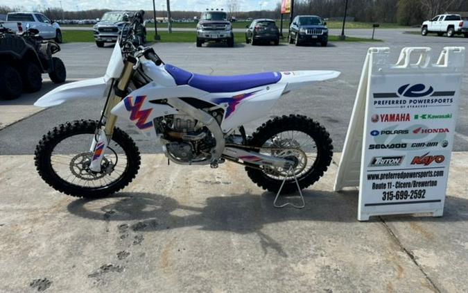 2024 Yamaha YZ 450F 50th Anniversary White