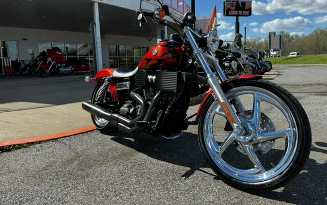 2011 Harley-Davidson Wide Glide Two-Tone Sedona Orange Flame w/ Pro Charger