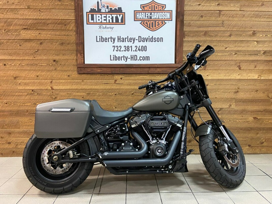 2018 Harley-Davidson Fat Bob 114 Industrial Gray Denim FXFBS