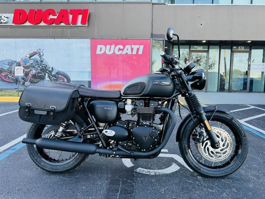 2024 Triumph Bonneville T120 Black Jet Black