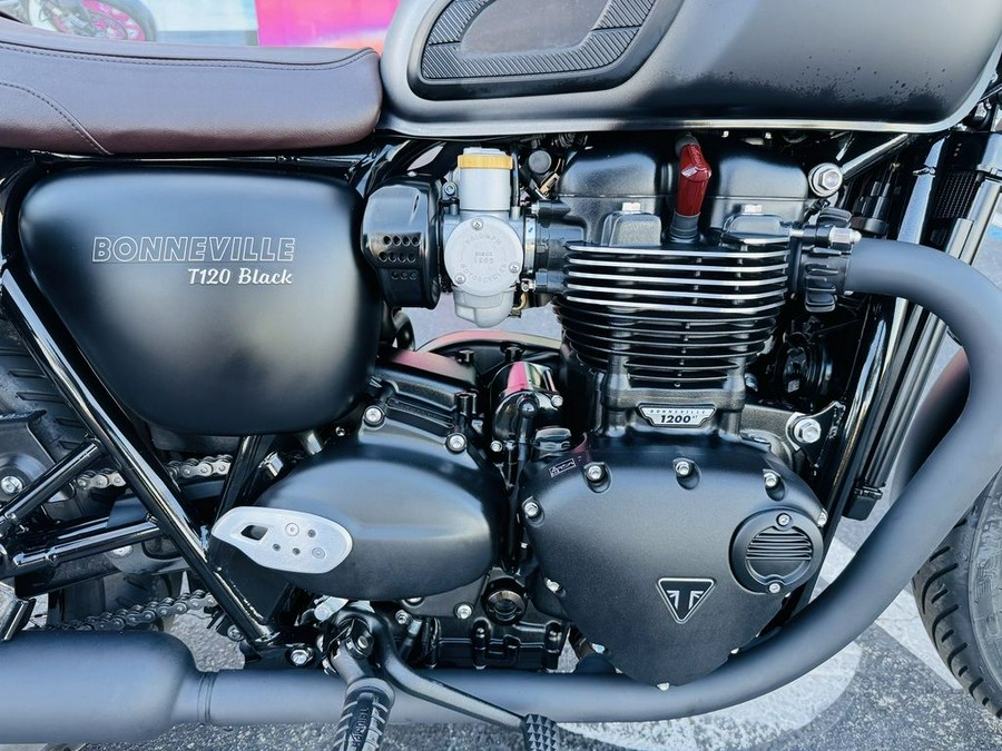 2024 Triumph Bonneville T120 Black Jet Black