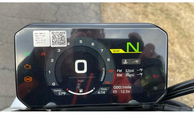 2026 CFMOTO 450NK - ZEPHYR BLUE