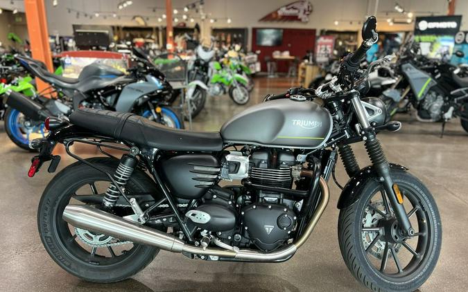 2023 Triumph Speed Twin 900 Matte Silver Ice
