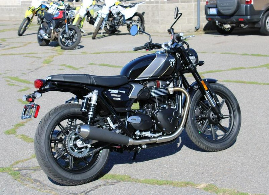 2025 Triumph Speed Twin 900 Phantom Black/Aurum Gold
