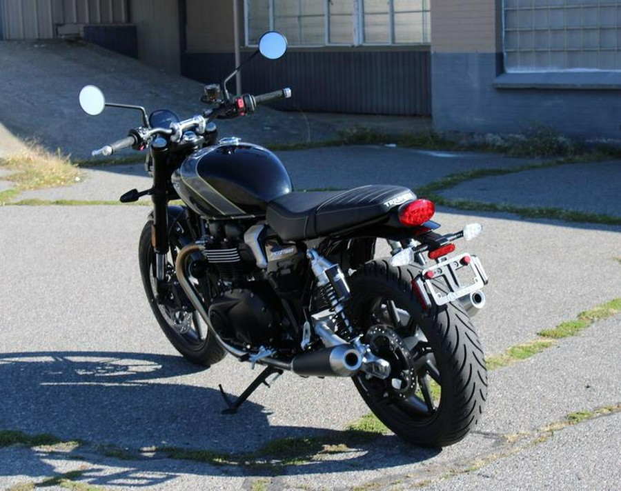 2025 Triumph Speed Twin 900 Phantom Black/Aurum Gold