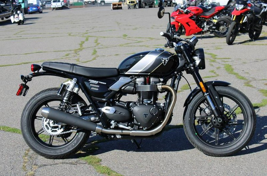 2025 Triumph Speed Twin 900 Phantom Black/Aurum Gold