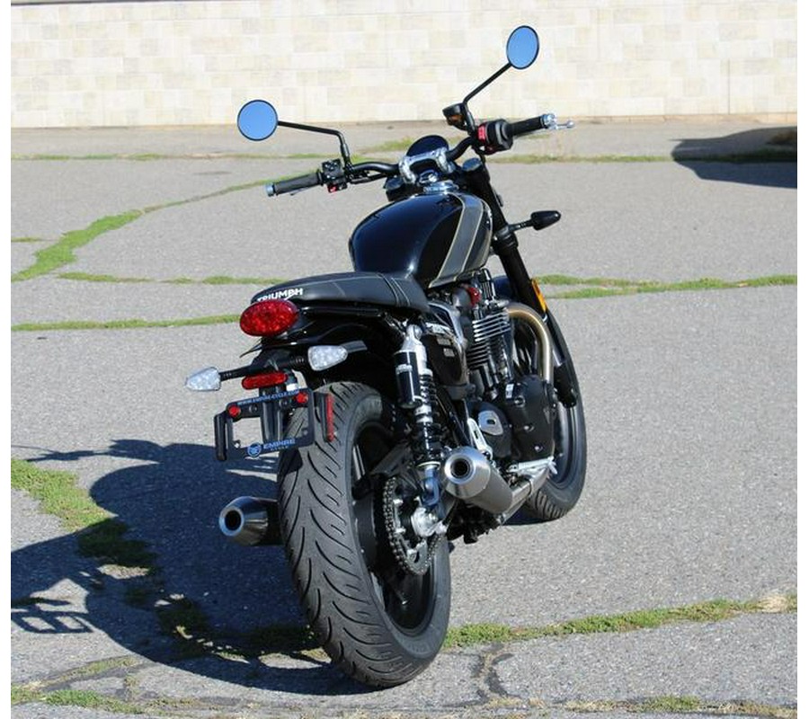 2025 Triumph Speed Twin 900 Phantom Black/Aurum Gold