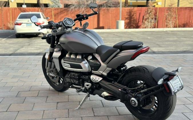 2023 Triumph Rocket 3 R Matte Silver Ice