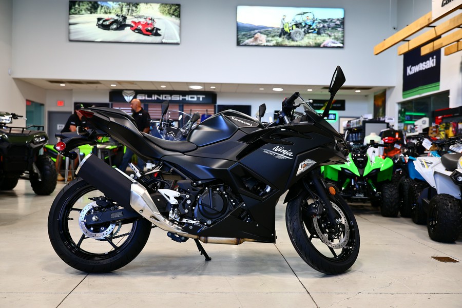 2026 Kawasaki Ninja 500 Metallic Flat Spark BlackMetallic Spark Black