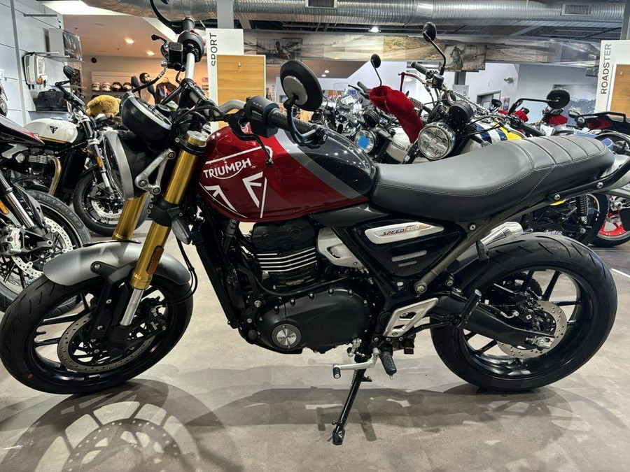 2024 Triumph Speed 400 Carnival Red / Phantom Black