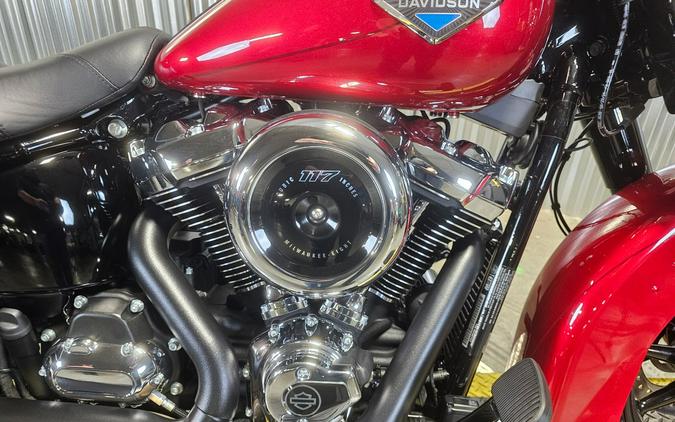 2026 Harley-Davidson Heritage Classic Brilliant Red Black Laced Wheels