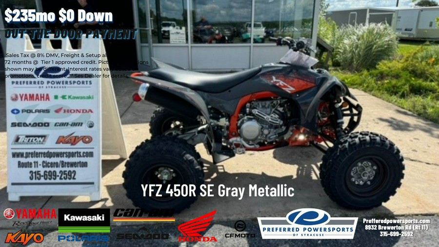 2024 Yamaha YFZ 450R SE Gray Metallic