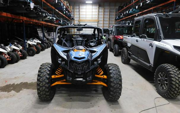 2026 Can-Am® Maverick X3 MAX DS Turbo Scandi Blue & Orange Crush
