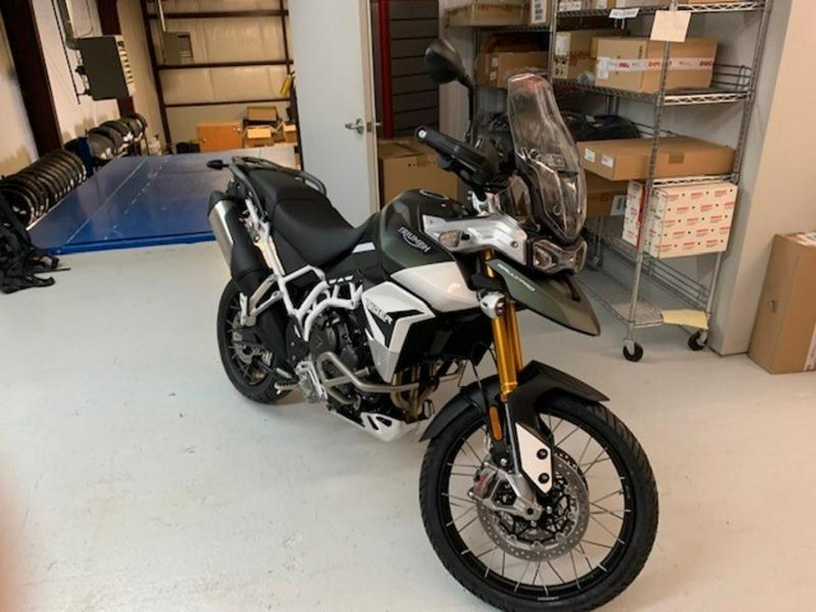 2023 Triumph Tiger 900 Rally Pro - Matt Khaki Green