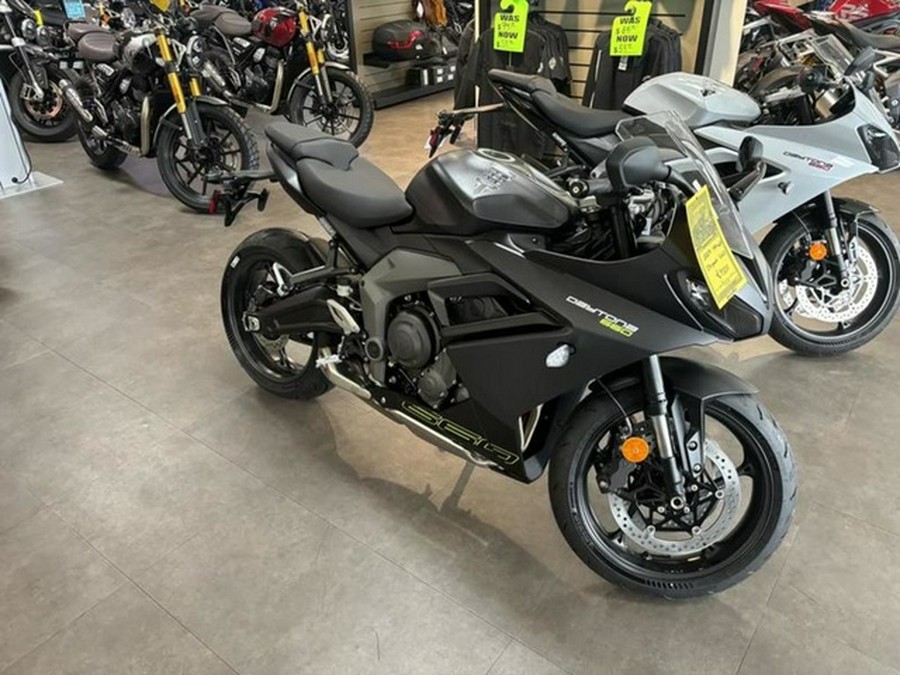 2025 Triumph Daytona 660 Satin Granite/Satin Black 660