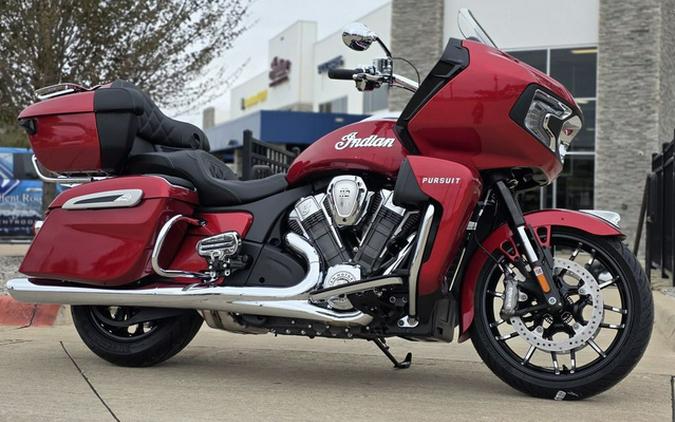 2026 Indian Pursuit Limited 112 w/PowerBand Audio Sunset Red Metallic