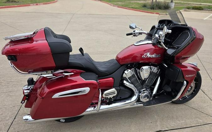 2026 Indian Pursuit Limited 112 w/PowerBand Audio Sunset Red Metallic