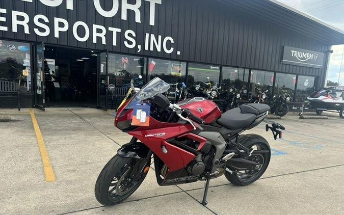 2025 Triumph Daytona 660 Carnival Red/Sapphire Black 660