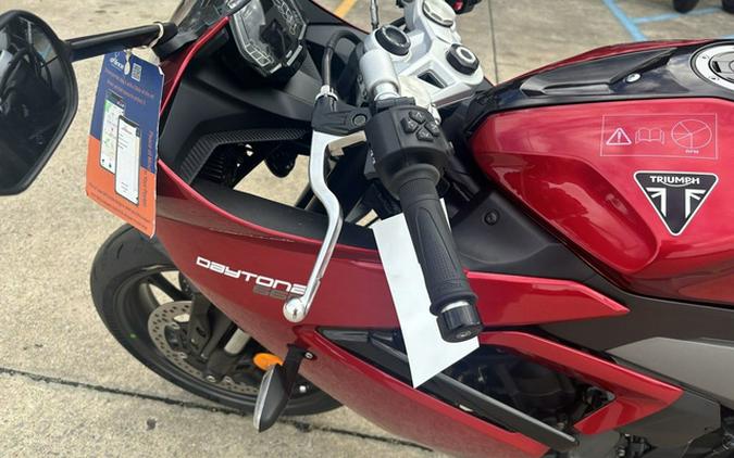 2025 Triumph Daytona 660 Carnival Red/Sapphire Black 660