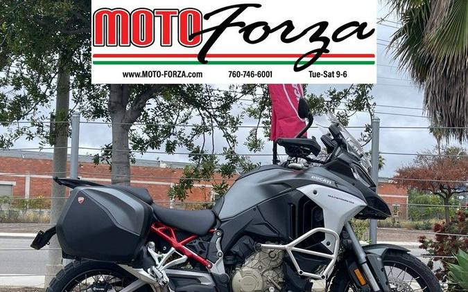 2021 Ducati Multistrada V4S Aviator Grey / Spoked Wheels