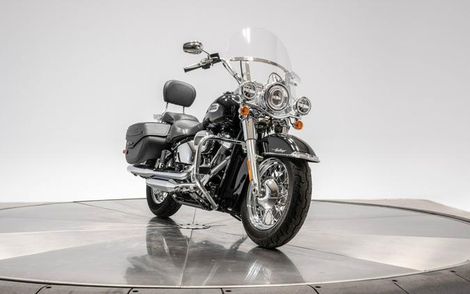 2024 Harley-Davidson FLHCS Heritage Classic 114 in Vivid Black with 5,093 miles