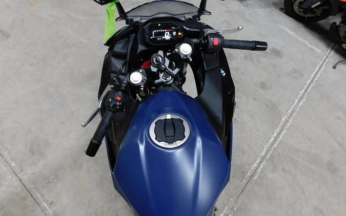 2026 Kawasaki Ninja® 500 ABS Metallic Matte Twilight Blue