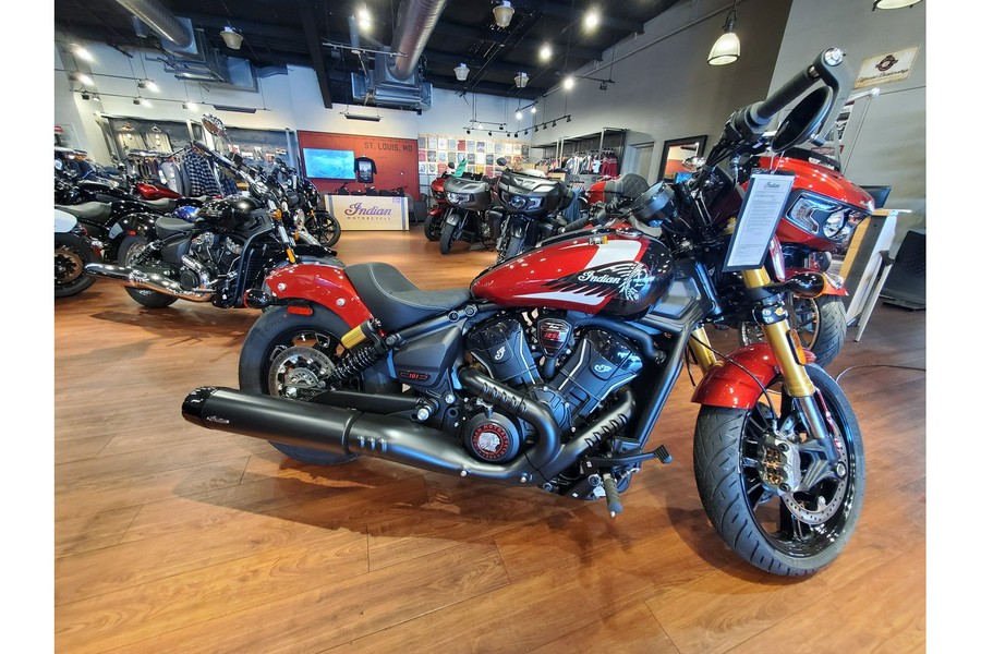 2025 Indian Motorcycle 101 SCOUT, MRN MTLC W/GRFX, TEC, 49ST Base