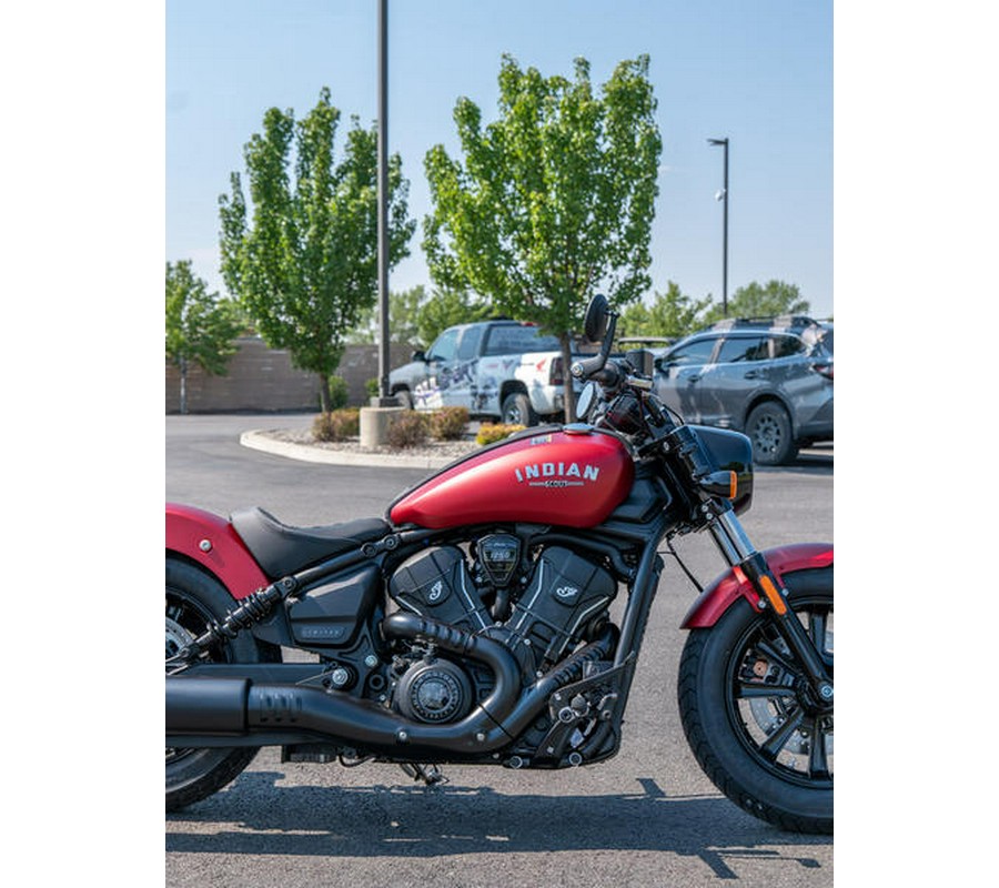 2025 Indian Motorcycle® Scout® Bobber Limited Sunset Red Smoke