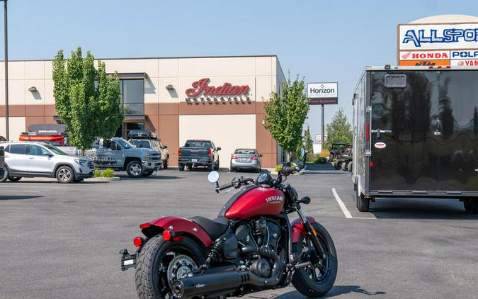 2025 Indian Motorcycle® Scout® Bobber Limited Sunset Red Smoke