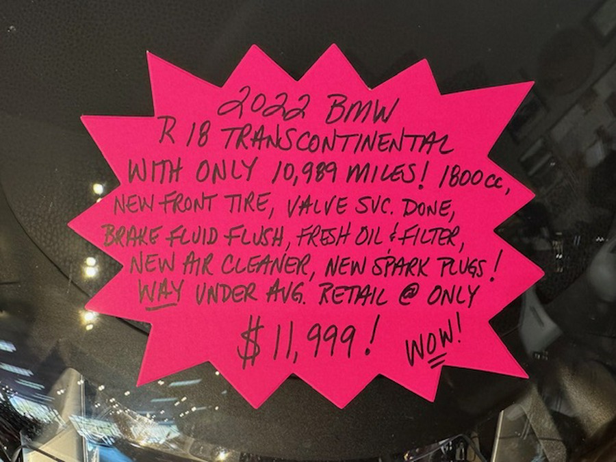 2022 BMW R 18 Transcontinental