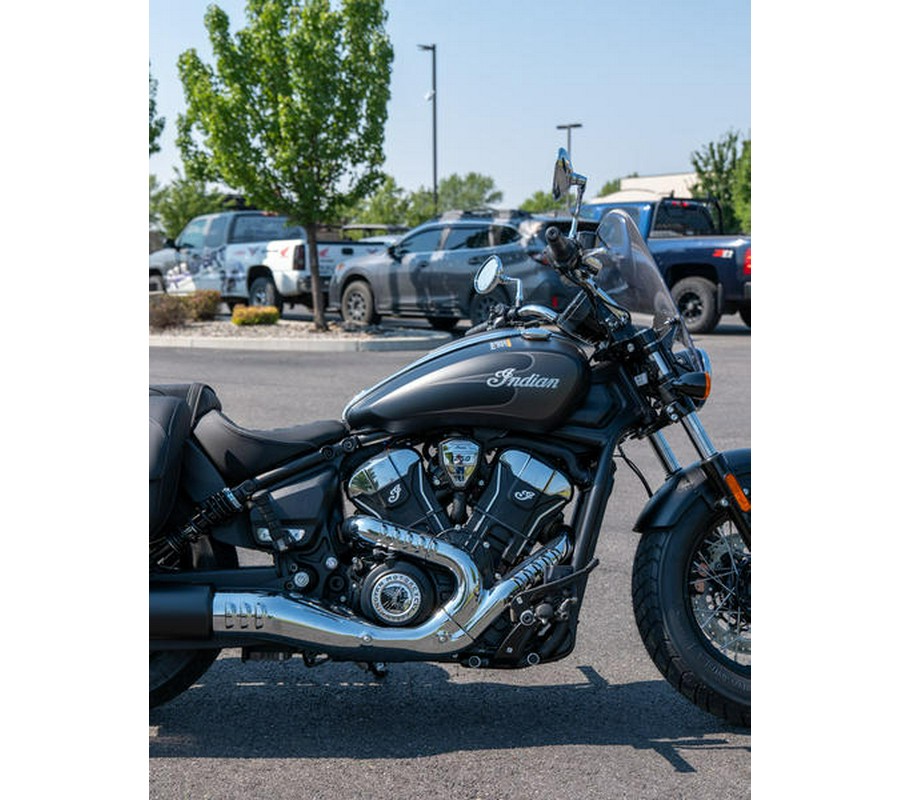 2025 Indian Motorcycle® Super Scout® Black Smoke with Graphics