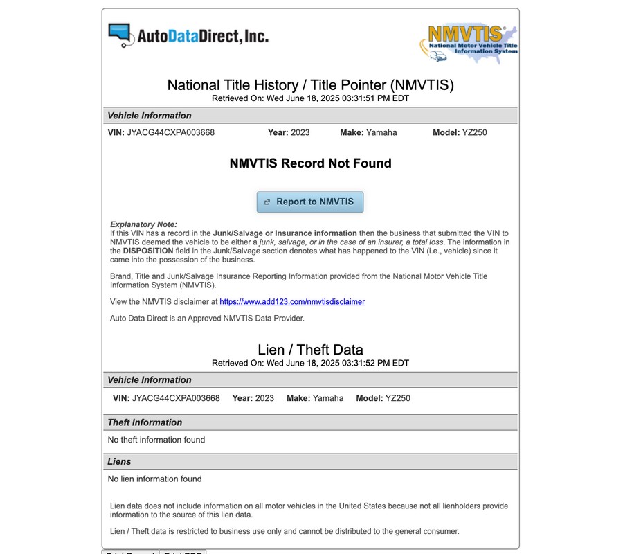 2023 Yamaha Motor Corp., USA YZ250 Monster Energy Yamaha Racing Edition